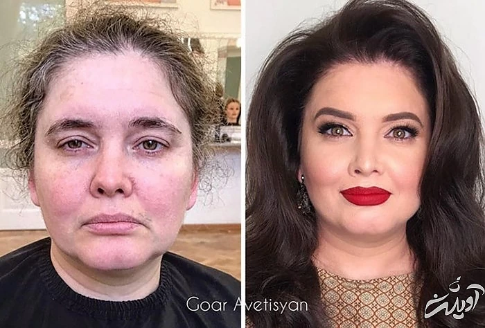 تغییر چهره با آرایش